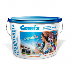 Cemix Strukturola Primo műgyantás vékonyvakolat